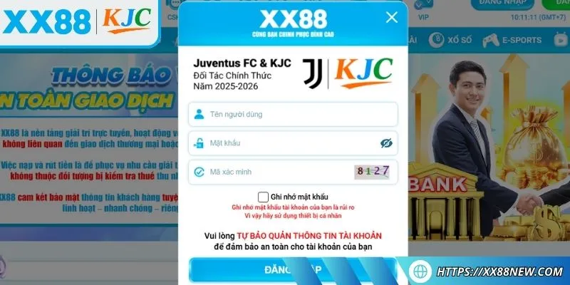 XX88 đăng nhập theo thông tin chính xác